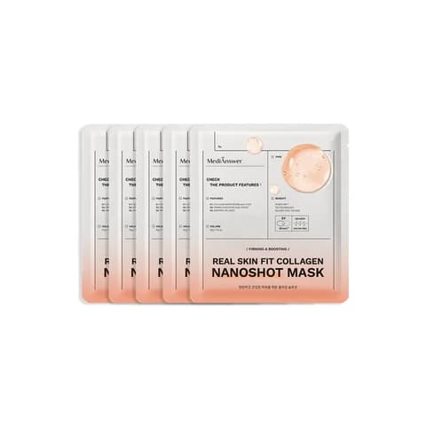 Real Skinfit Collagen Nano Shot Mask, 5ea, 1pack