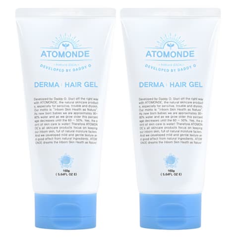 Derma Hair Gel, 160g+160g
