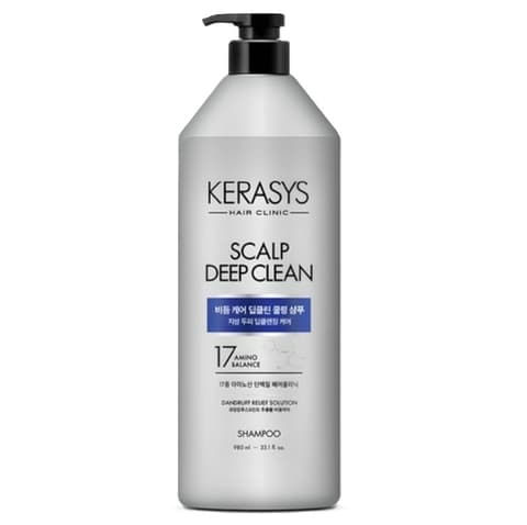 Scalp Dandruff Care Deep Clean Cooling Protein Shampoo, 980ml