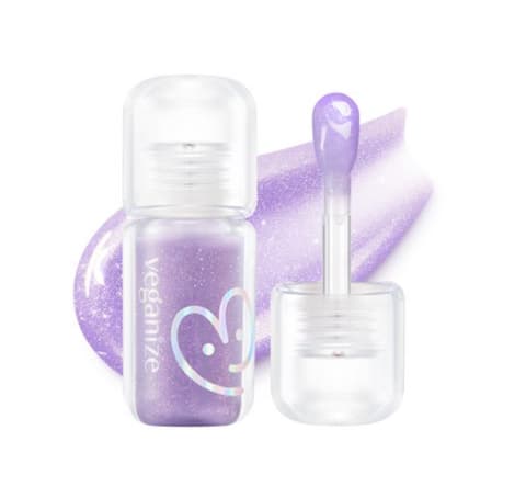 4D Jewel Shine Lip Oil Pearl Gloss, 4g, 06 Midnight Plum, 1pack