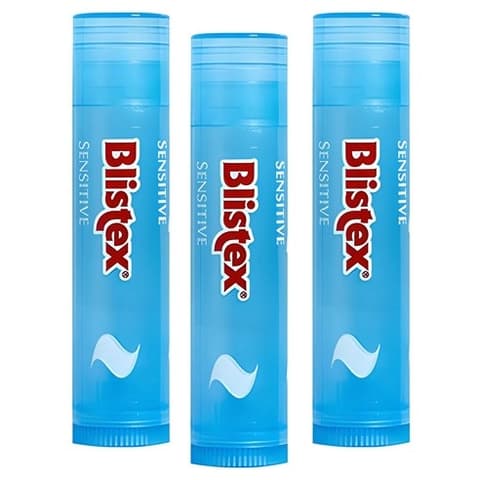 Sensitive Lip Balm, 4.25g, 3ea