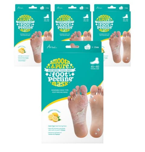 Smooth & Pure Foot Peeling Mask Sheet, 2eax4, 1pack