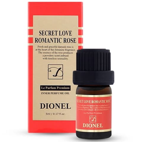 Secret Love Aroma Perfume Oil [Romantic Rose], 5ml, 1pack