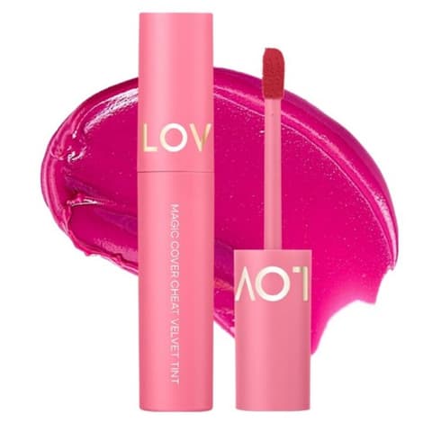 Magic Cover Cheat Velvet Tint, 3.6g, 02 Pink Red, 1pack