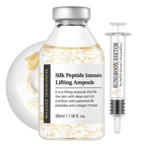 SUNGBOON EDITOR Silk Peptide EGF Heart Fit Volume Lifting Ampoule, 35ml