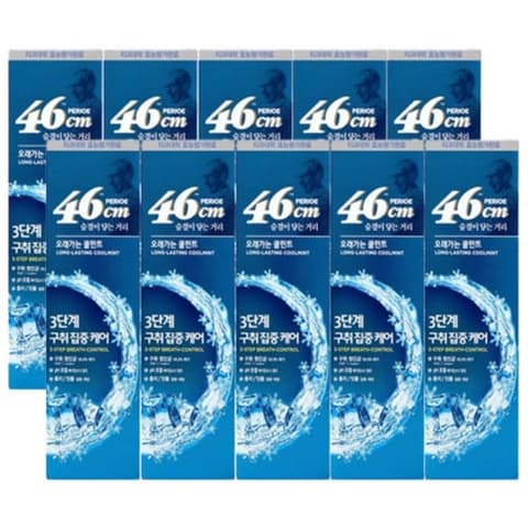 46cm Long-Lasting Cool Mint Toothpaste, 100gx10, 1pack