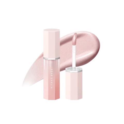 Petal Gleam Liquid Highlighter, 4.5g, Peach Halo, 1pack