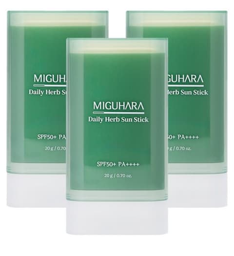 Daily Herb Sun Stick [SPF50+/PA++++], 20g, 3ea, 1pack