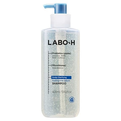 LABO-H Hair Loss Care Scalp Cooling & No Sebum Shampoo, 400ml, 1pack