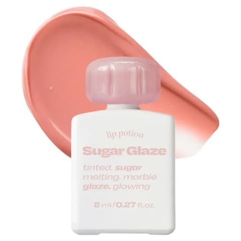 Lip Potion Sugar Glaze Tint, 8ml, 14 Milk Tea Ball, 1pack