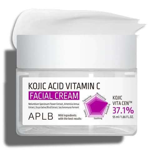 Kojic Acid Vitamin C Facial Cream, 55ml, 1pack