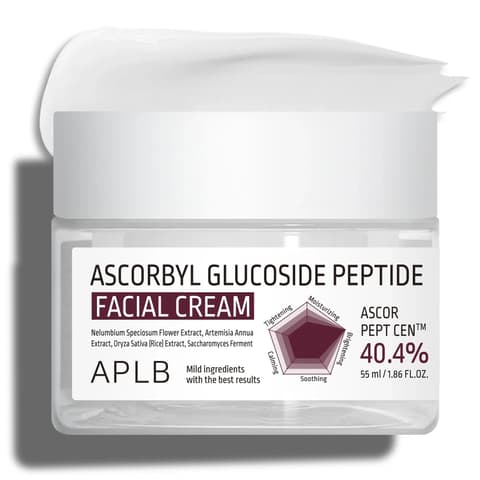 Ascorbyl Glucoside Peptide Facial Cream, 55ml, 1pack