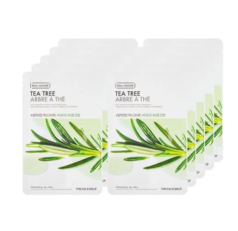 Real Nature Tea Tree Sheet Mask, 10ea