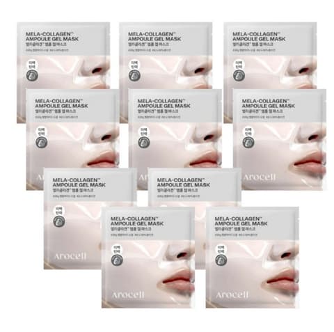 Mela Collagen Ampoule Gel Mask, 10ea, 1pack