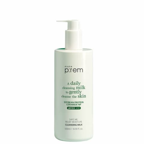Safe Me Relief Moisture Cleansing Milk, 500ml, 1pack