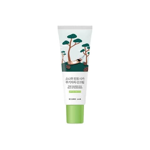 Round Lab Pine Calming Cica Mild-Up Sunscreen [SPF50+/PA++++], 40mlx2ea, 1pack