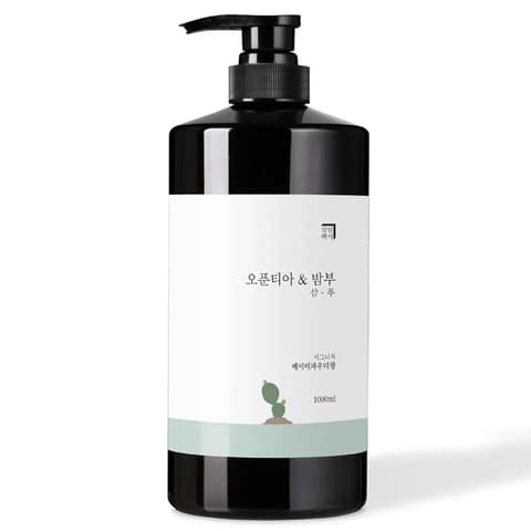 Opuntia & Bamboo Shampoo [Baby Powder Scent], 500ml, 1pack