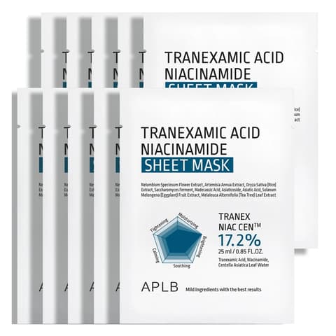 Tranexamic Acid Niacinamide Sheet Mask, 10ea