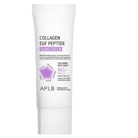 Collagen EGF Peptide Sunscreen [SPF50+/PA++++], 40ml, 1pack