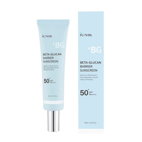 Beta-Glucan Barrier Sunscreen [SPF50+/PA++++], 60ml, 1pack