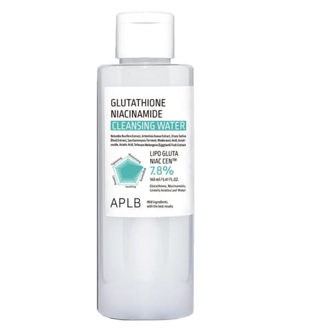 Glutathione Niacinamide Cleansing Water, 160ml, 1pack