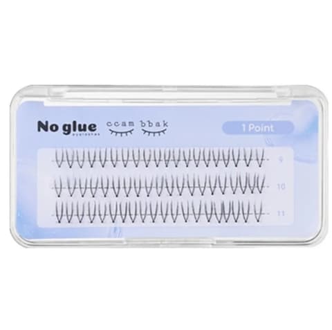 No Glue Eyelash [1 Point], (9+10+11mm) 60ea, 1pack