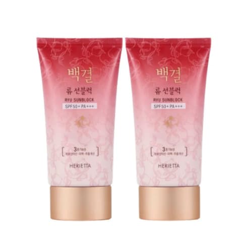 Baekgyeol Ryu Sunblock, 60g, 2packs