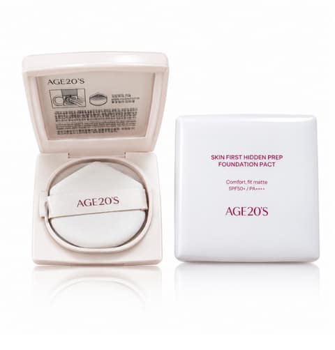 Skin First Hidden Prep Foundation Pact [SPF50+/PA++++], 12.5gx2ea, 21W, 1pack