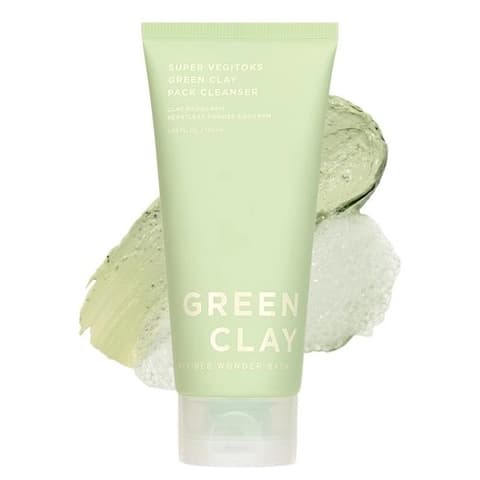 Super Vegitoks Green Clay Pack Cleanser, 130ml, 1pack