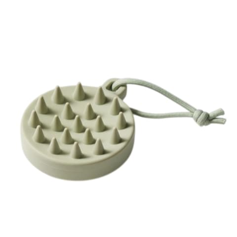 Silicone Scalp Massager, 1ea, Gray, 1pack