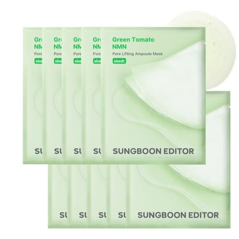 Green Tomato NMN Pore Lifting Ampoule Mask, 10ea, 1pack
