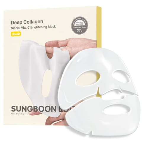 Deep Collagen Niacin-Vita C Brightening Mask, 4ea, 1pack