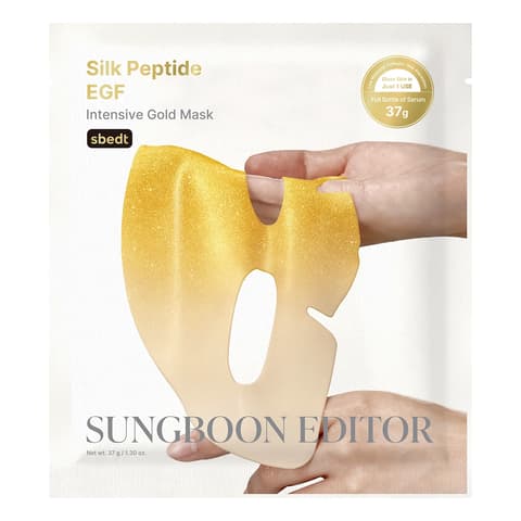 Silk Peptide EGF Intensive Gold Mask, 4ea, 1pack
