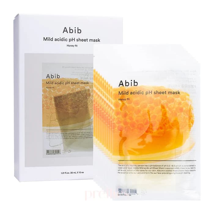 Mild Acidic pH Sheet Mask Honey Fit, 10ea - Image 4