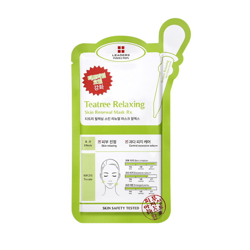 Tea Tree Relaxing Skin Renewal Mask RX, 10ea - Image 1