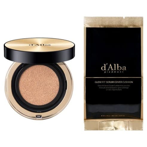 Glow Fit Serum Cover Cushion + Refill, Shade 21, 15g, 2ea, 1set - Image 1