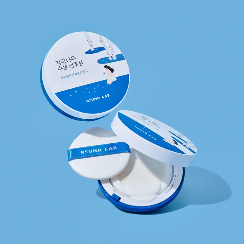 Round Lab Birch Juice Moisturizing Sun Cushion [SPF50+/PA++++], 15g - Image 4