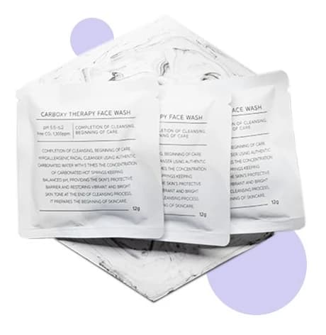 Carbonated Therapy Face Wash, 12g*10, 1pack - Image 2