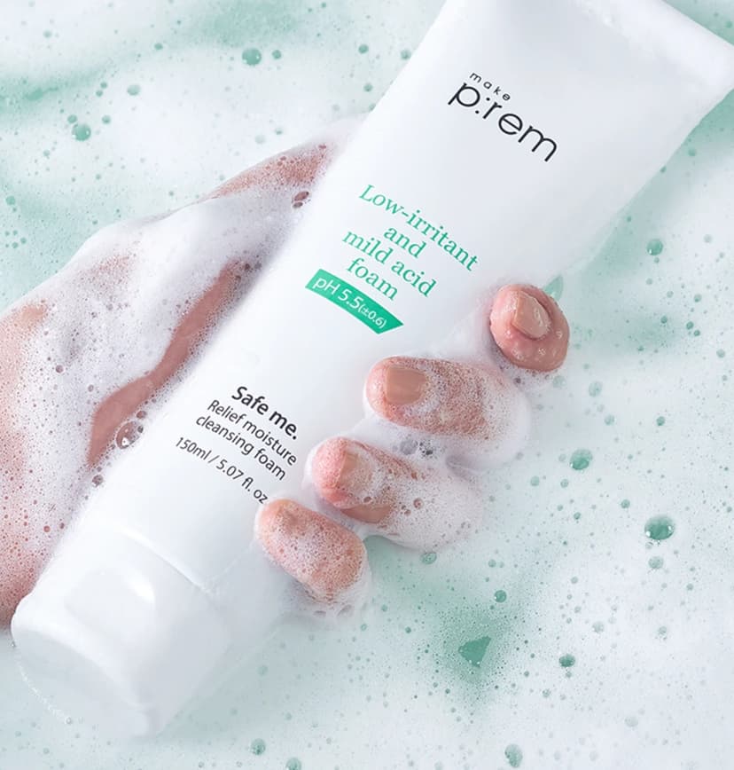 Safe Me Relief Moisture Cleansing Foam, 180ml+140ml - Image 3