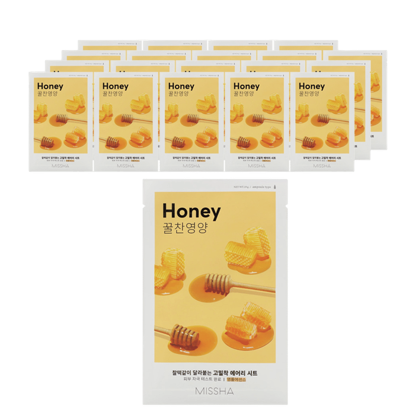 Airy Fit Sheet Mask [Honey], 20ea - Image 1