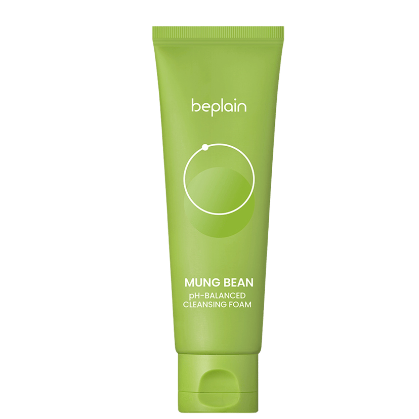 beplain Mung Bean pH-Balanced Cleansing Foam, 80ml - Image 1