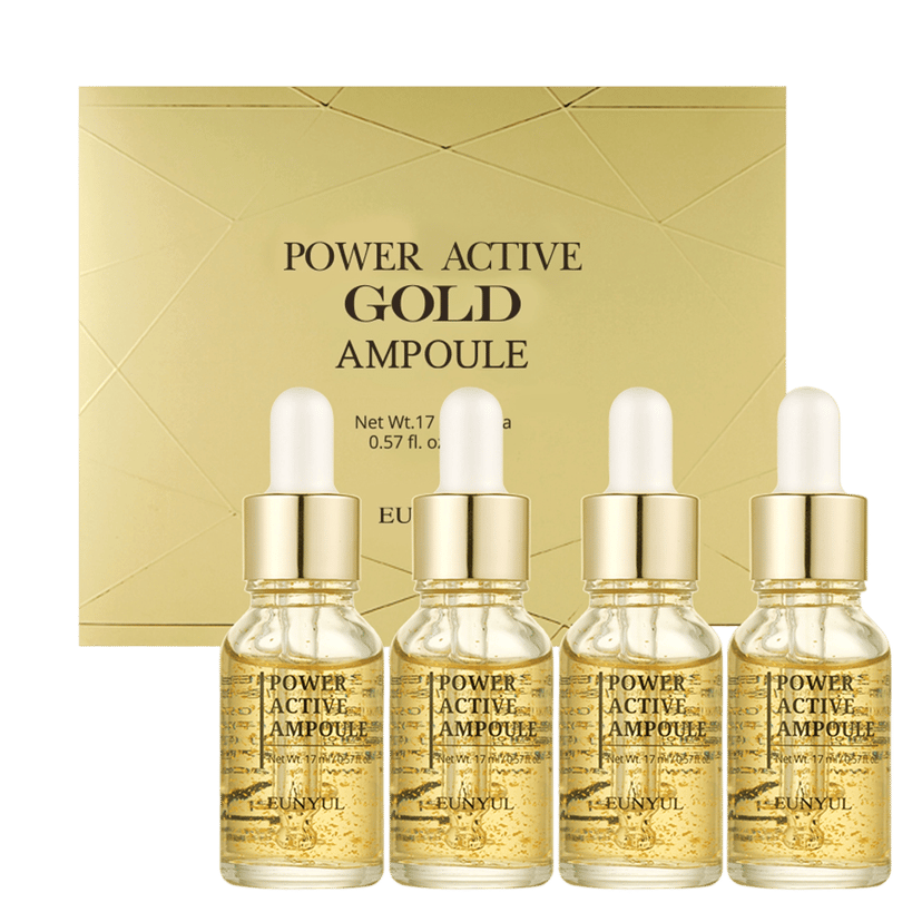 Power Active Gold Ampoule, 17ml*4 - Image 1