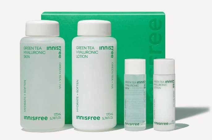 Green Tea Hyaluronic Skincare Set - Image 2