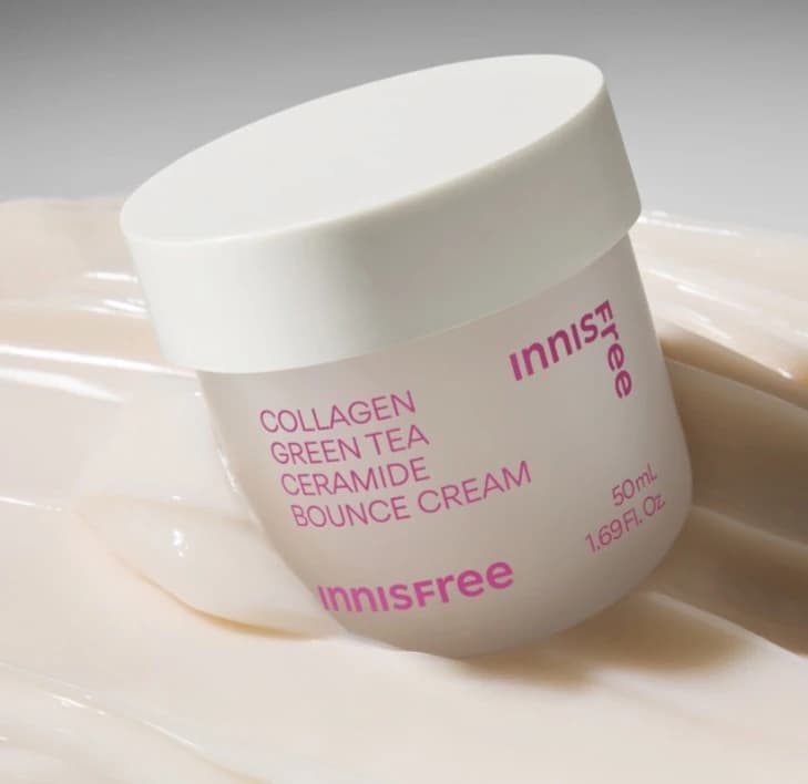 INNISFREE Collagen Green Tea Ceramide Bounce Cream, 50ml - Image 2