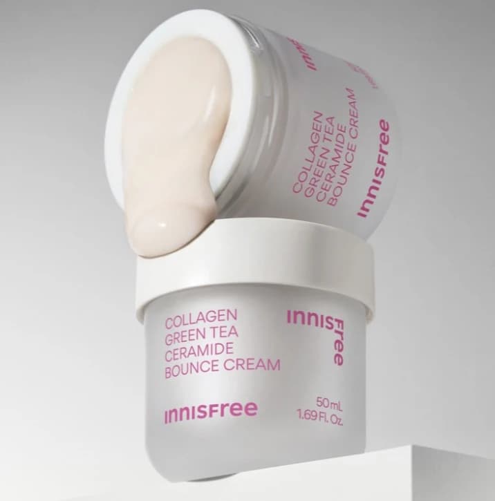 INNISFREE Collagen Green Tea Ceramide Bounce Cream, 50ml - Image 3