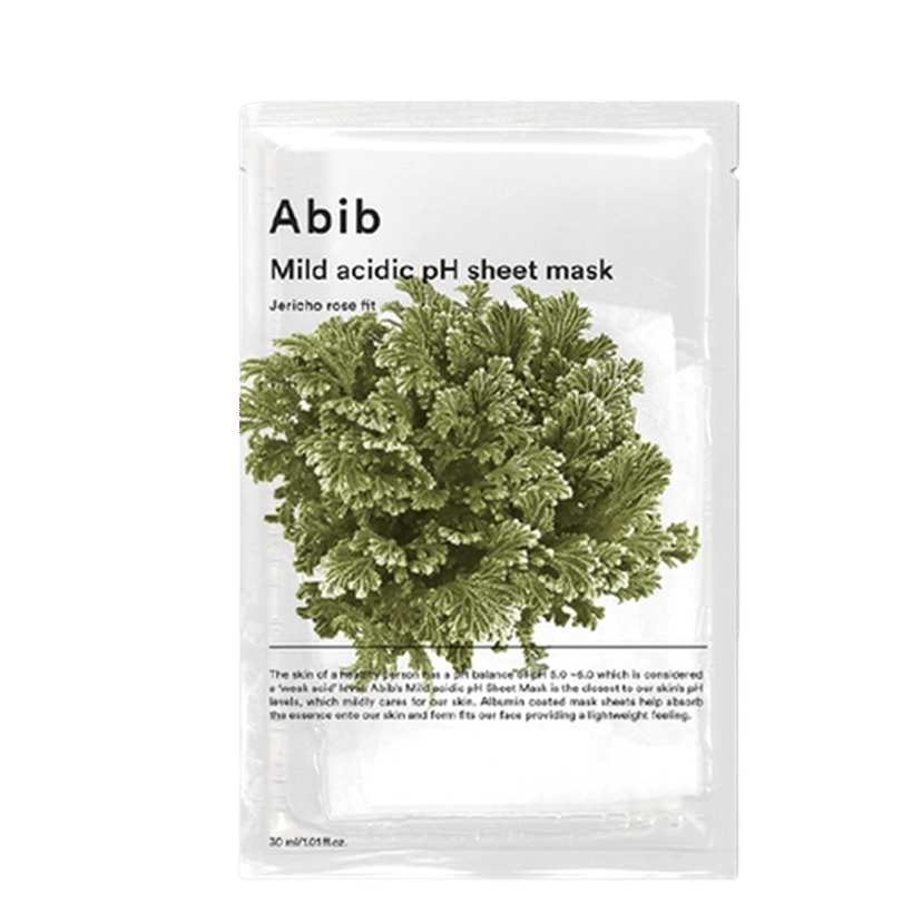 Mild Acidic pH Sheet Mask Jericho Rose Fit, 10ea, 1pack - Image 1