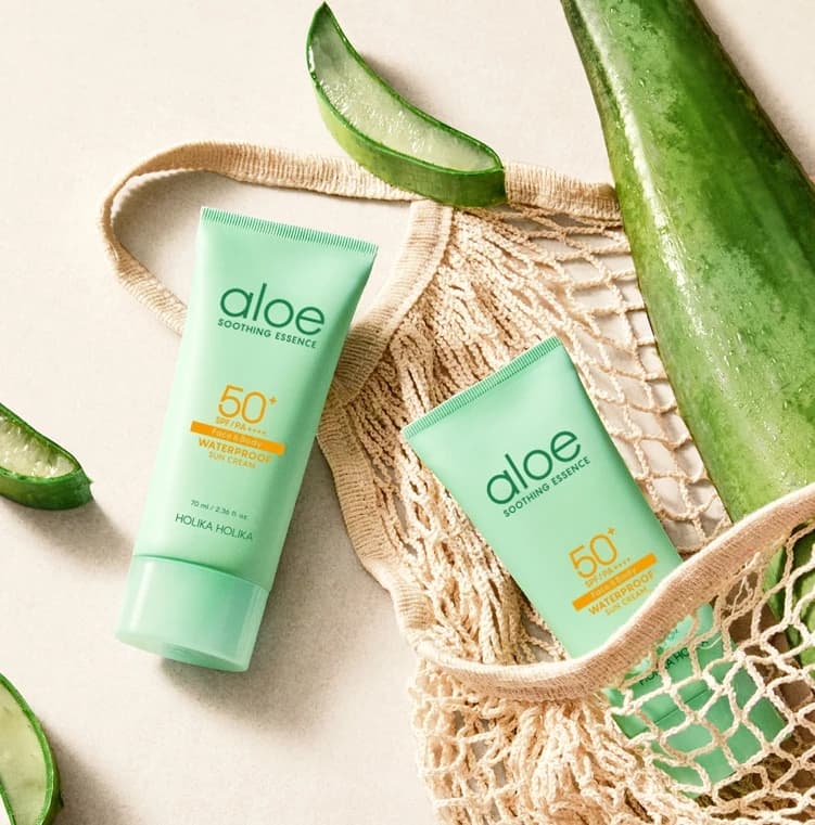 Holika Holika Aloe Waterproof Sunscreen [SPF 50+/PA++++], 70ml - Image 6