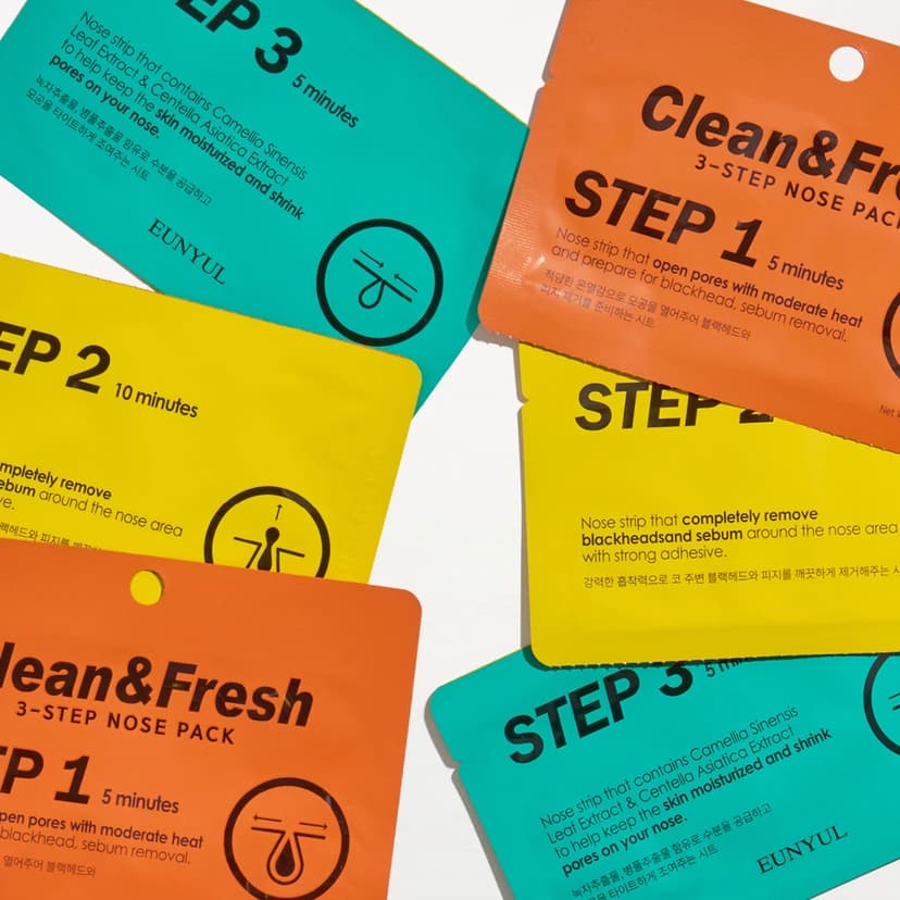 Clean & Fresh 3 Step Nose Pack, 7ea - Image 6