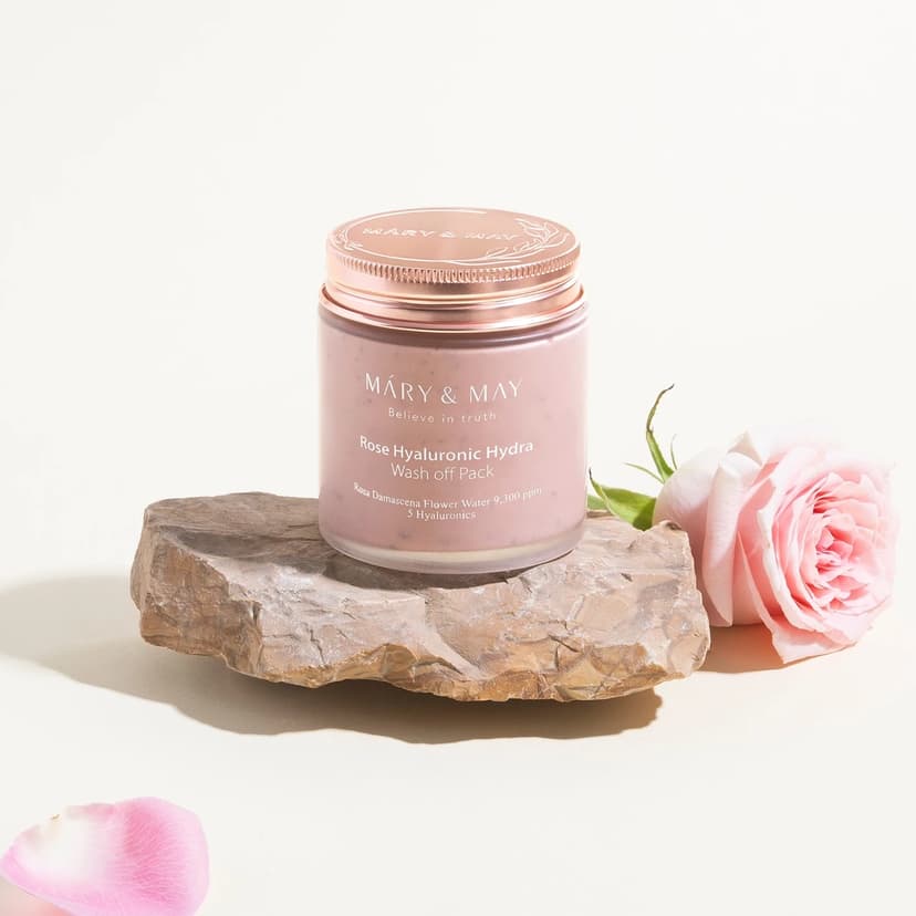 Rose Hyaluronic Hydra Wash off Pack, 125g - Image 6