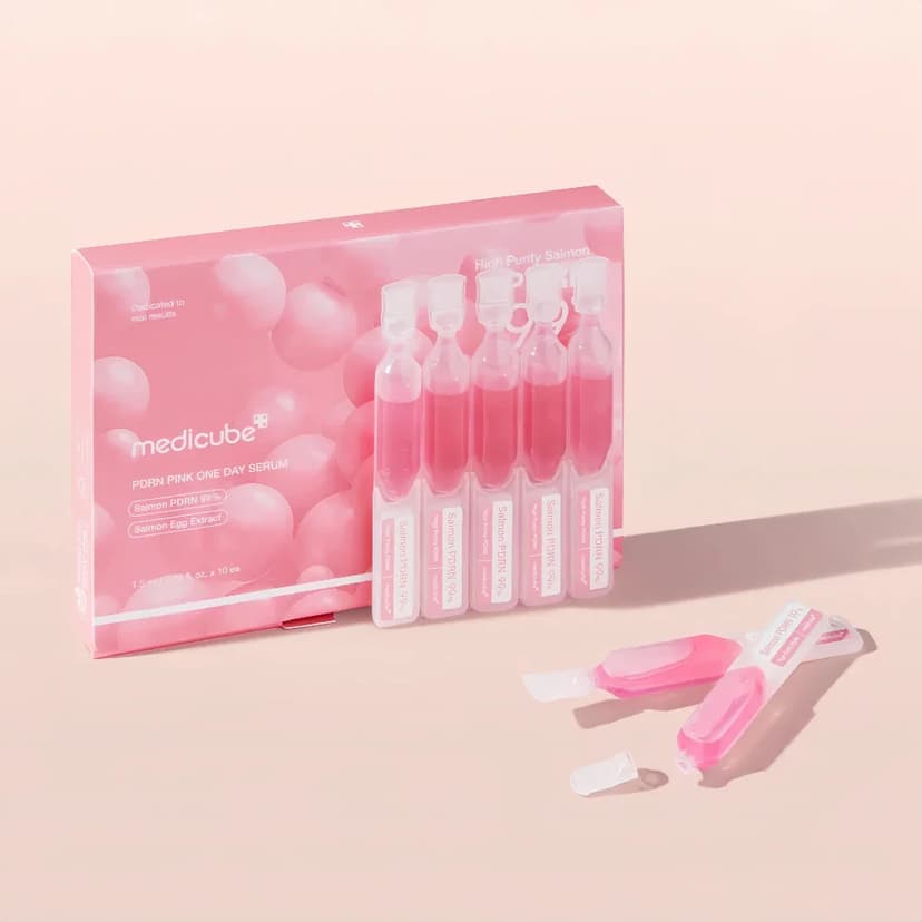 PDRN Pink One Day Serum, 10eax2, 1pack - Image 4